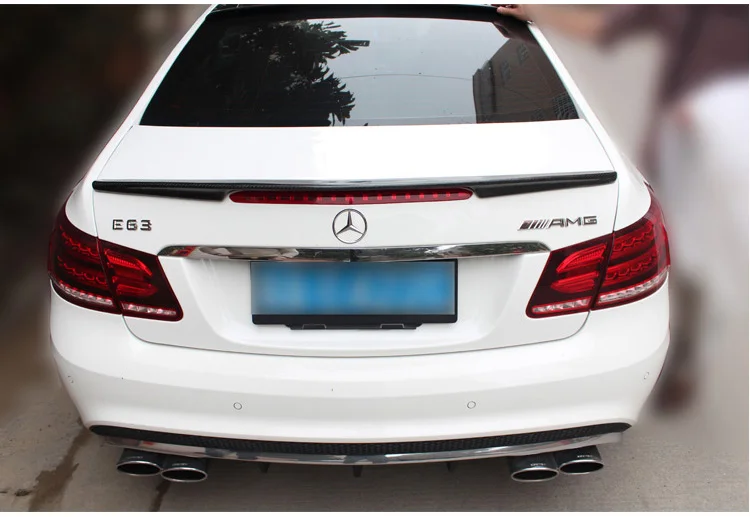 Подходит для Mercedes-Benz E AMG модифицированный Карбон волокно заднего крыла спойлер крыло
