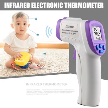 

Non-contact Infrared Thermometer Handheld Digital Thermometer Forehead Thermometer Sound Prompt / Auto Power Off Function FP8