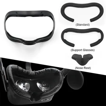 

PU Leather Face Protection Cotton Eye Mask Bottom Support Nose Support Accessory Kit for Oculus Rift For Oculus Rift VR Headset