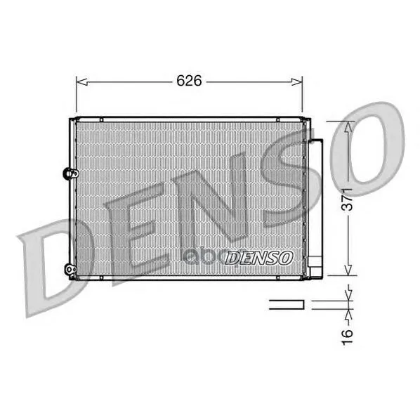 Радиатор Кондиционера Toyota: Prius 1.5 Denso арт. DCN50018