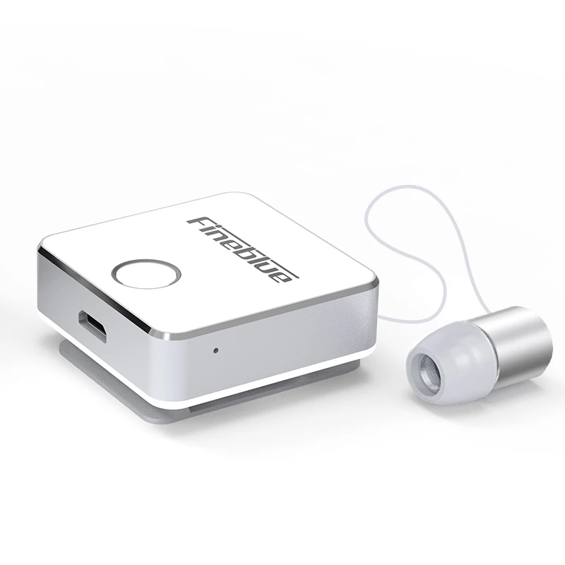 Fineblue Mini F1 pro business bluetooth 5 0 Earphones Wireless Clip Collar Style Headset Retractable Handsfree Bluetooth F910