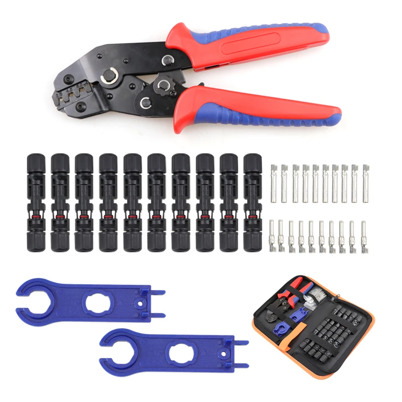 Crimping Pliers Set Terminal Eletrico Wire Clip Connector Electric Wiring Tools Crimper For MC4 Tool Plier Solar Energy 2546B|Pliers| - AliExpress