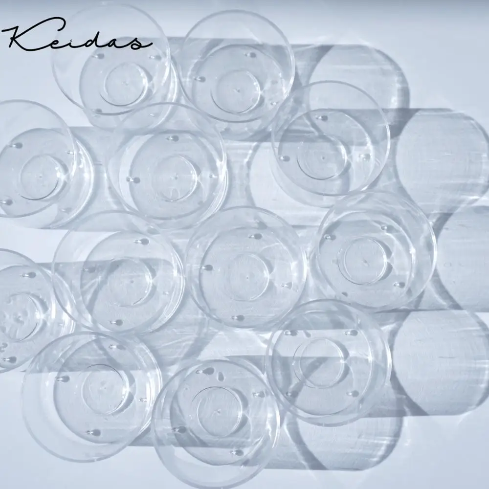 10pcs 39.5x27.5mm Round Shape Clear Polycarbonate Candle Containers for DIY Wedding Candle Making