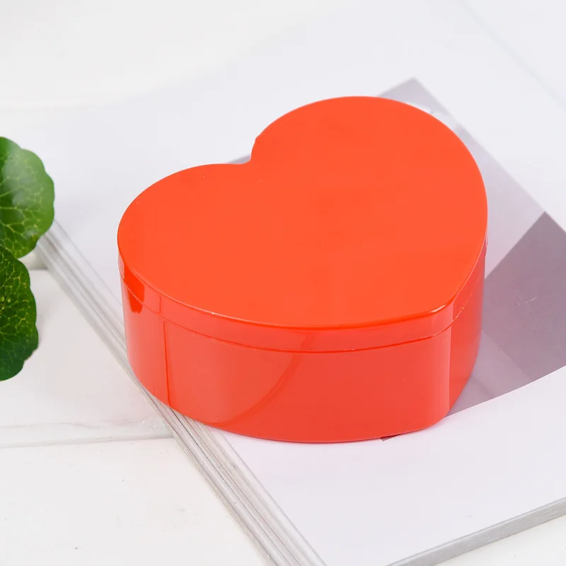 Girls Jewelry Box Heart-shaped children cartoon princess Cosmetic case cosmetics storage box necklace tiara box dressing mirror