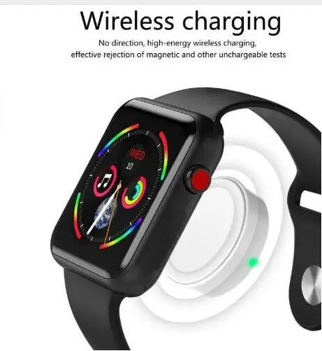 

Bluetooth Smart Watch series 4 1:1 42mm SmartWatch Stainless Steel Shining Case for iOS Android Heart Rate ECG Pedometer