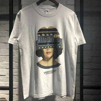 

Undercover T-shirt takahashi T-shirts we make noise not clothes Logo Women Avatar Print Top Tee Japan Style