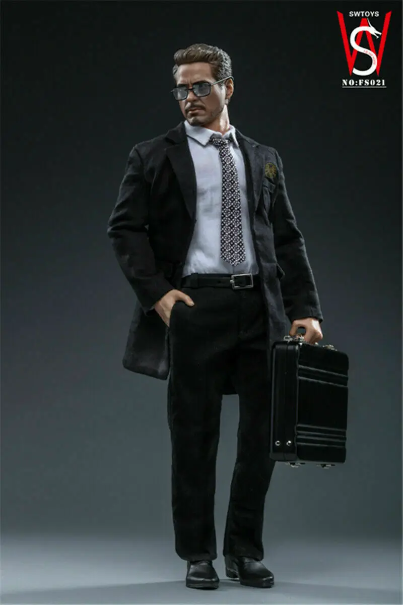 SWtoys FS021 1/6, Мстители, Железный человек, Тони Старк, фигурка, костюм в западном стиле, модель, кукла, игрушка в подарок