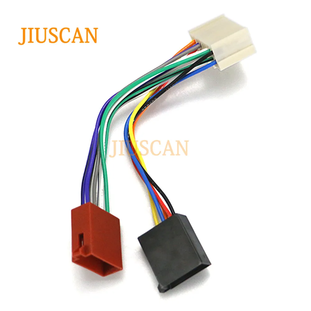 JIUSCAN 12-113 ISO радио адаптер для HYUNDAI для KIA жгута проводов разъем свинцовый ткацкий станок кабель штекер Адаптер стерео