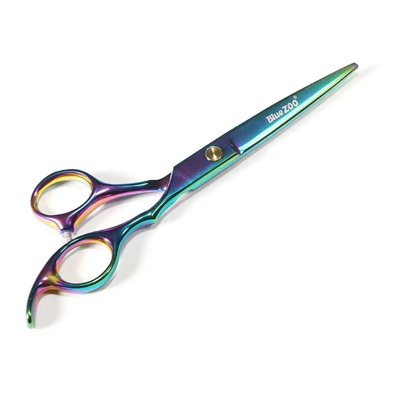 2 Flat shear Стальная Парикмахерская Стрижка филировочные ножницы Ножницы парикмахерский инструмент - Цвет: 2 Flat shear
