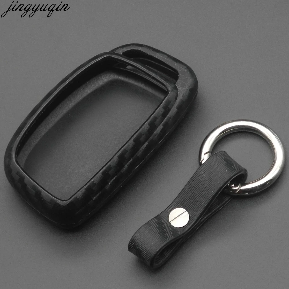 

10 шт. 3 кнопки углеродного силиконовый чехол для ключей от машины защиты чехол для Mazda 2 3 5 6 8 Atenza CX5 CX-7 CX-9 MX-5 RX дистанционного ключа оболочки