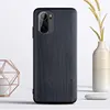 WoodLike case for Xiaomi Poco F3 soft TPU Hard PC PU leather 3in1 material coque fundas covers for Xiaomi Poco F3 ► Фото 3/6