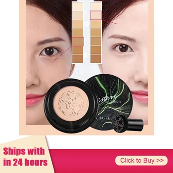

1pcs Air Cushion Mushroom Head CC Cream Concealer Foundation Make Up Moisturizing Whitening Makeup Maquiagem Cosmetics TSLM1
