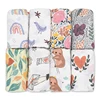 120x120cm Bamboo Cotton Baby Swaddle Bedding Bath Towel Infant Wrap Gauze Muslin Blankets Breathable For Newborn Baby Dropship 1
