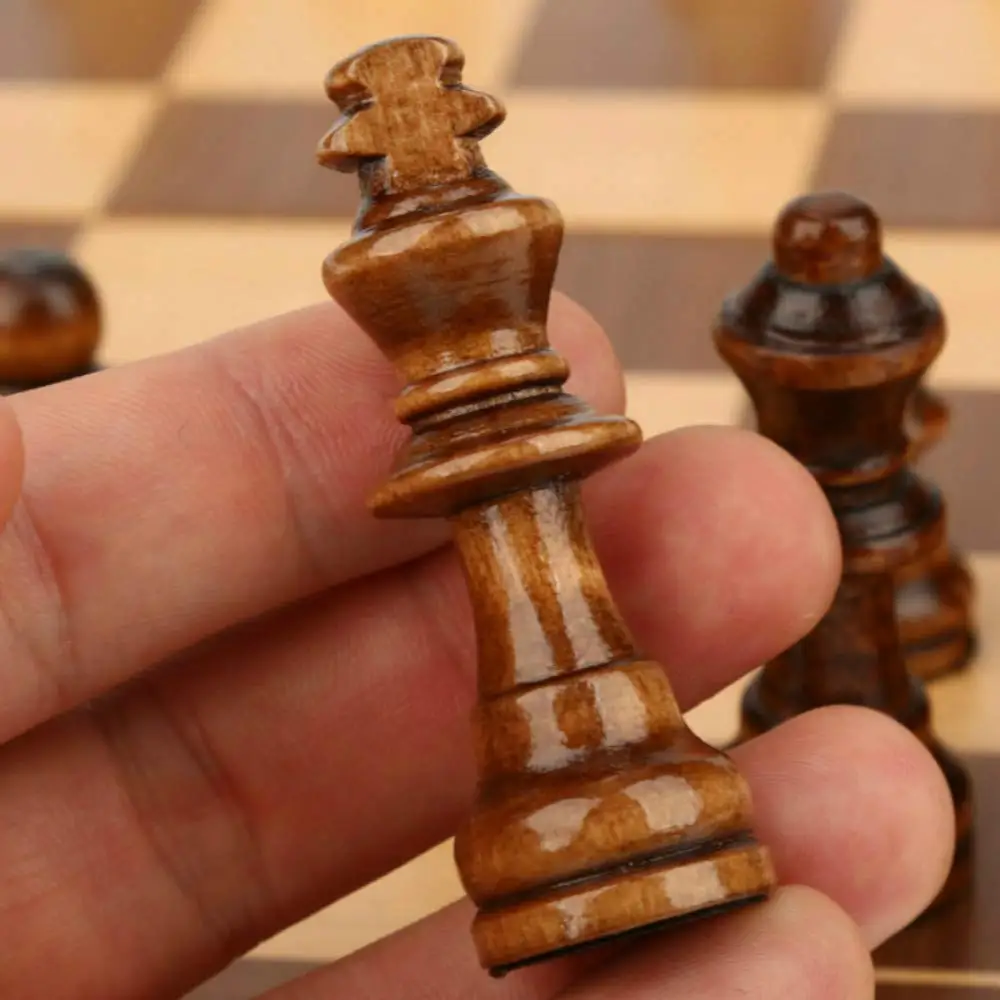 Chess Game Set Magnetic Wooden Folding Large 39cm*39cm For Adult Kids Beginner