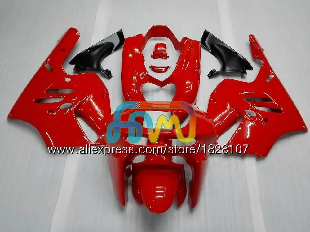 Корпус для KAWASAKI ZX900 900 CC ZX 900 9 R 19BS. 0 9R 900CC ZX-9R ZX9R 94 95 96 97 1994 1995 1996 1997 обтекатели комплект красный цвет: черный; популярная модель - Цвет: No. 13