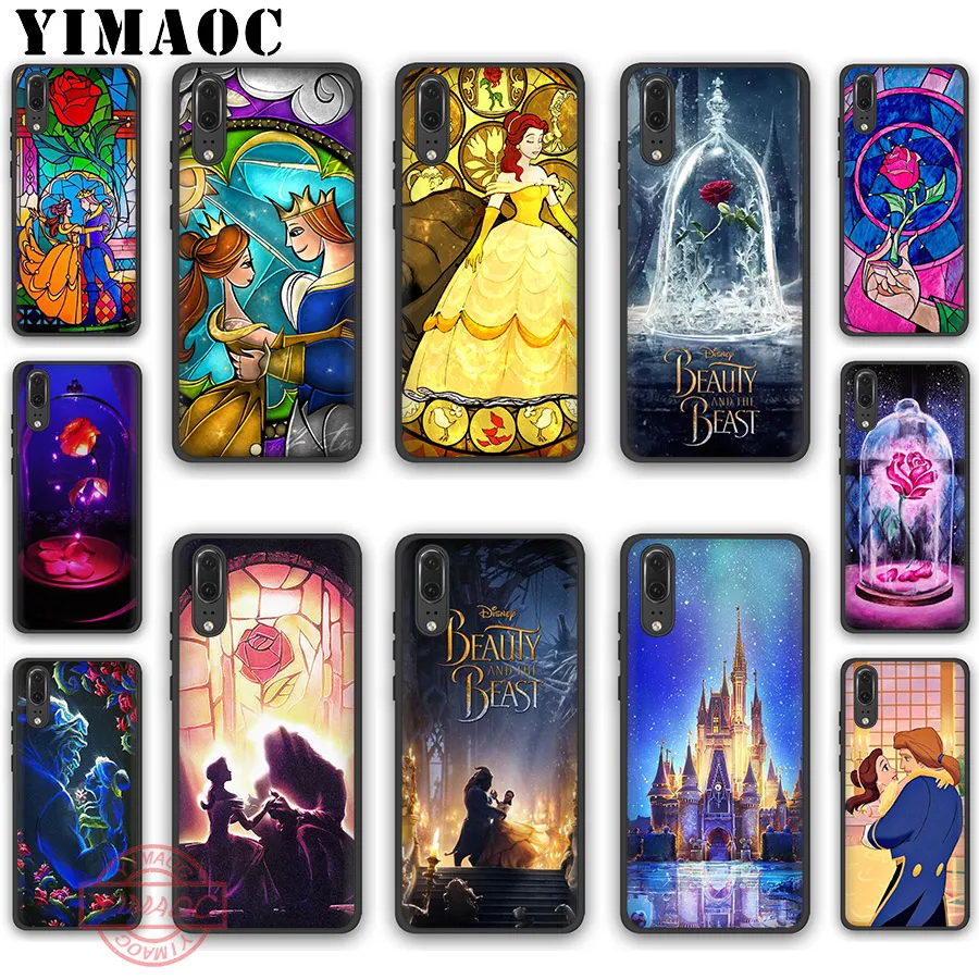 Мягкий силиконовый чехол YIMAOC Beauty And The Beast для Huawei P30 P20 Pro P10 P9 P8 Lite 2017 2018 2019 |