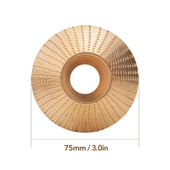 

3\\\" 75*20MM Angle Grinder Wood Grinding Wheel Sanding Shaping Carving Disc US
