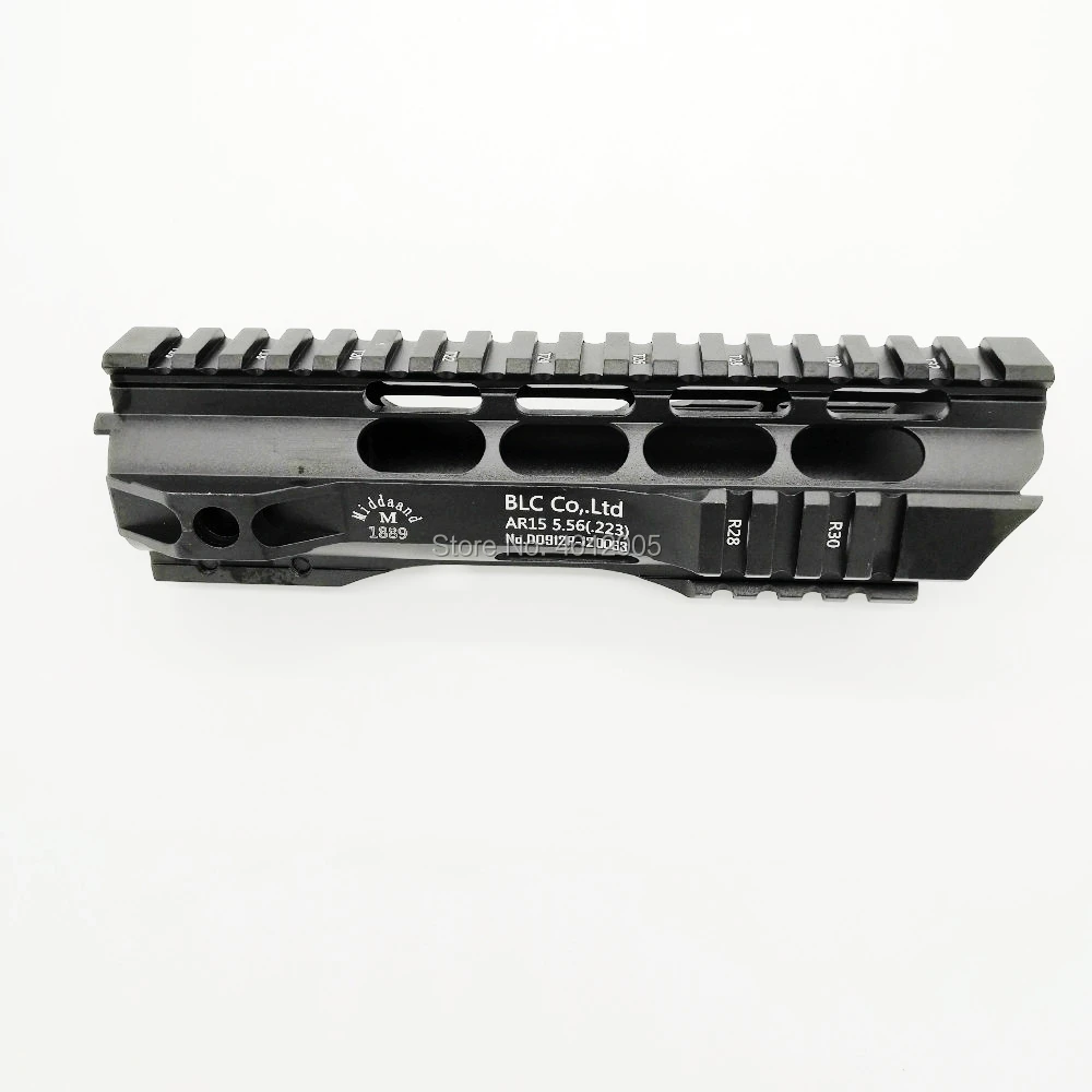 7 дюймов тактический ar 15 AR15 MLOK handguard поплавок супер тонкий Handguard Quad Rail стальная гайка для M4 M16