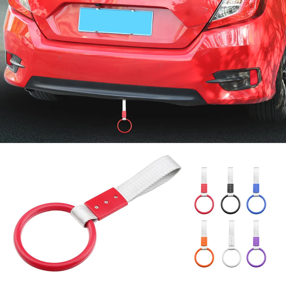 

Round JDM TSURIKAWA RING Subway Train Bus Handle Strap Charm Drift Handle Strap Charm Car Accessories