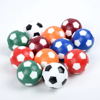 

12pcs Coloful Mini Footballs Plastic Ball Table Top Soccer Game Replacement