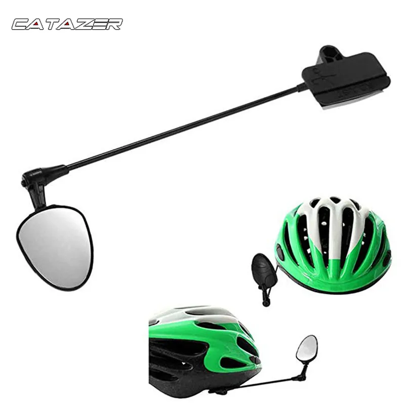 

Зеркало для шлема велосипеда Univesal, регулируемое зеркало заднего вида для горных и шоссейных велосипедов с кристально чистым обзором