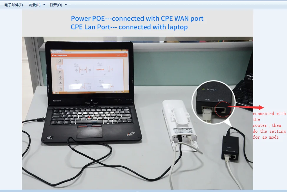 COMFAST большой диапазон 5-10 км открытый беспроводной AP маршрутизатор Wi-Fi мост 300 Мбит/с 5,8 ггц wifi CPE 2* 14dBi Wi-Fi антенна Nanostation
