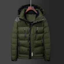 Модный брендовый зимний мужской пуховик, повседневный мужской пуховик и пальто, толстая парка, мужская верхняя одежда, пуховик, мужская одежда