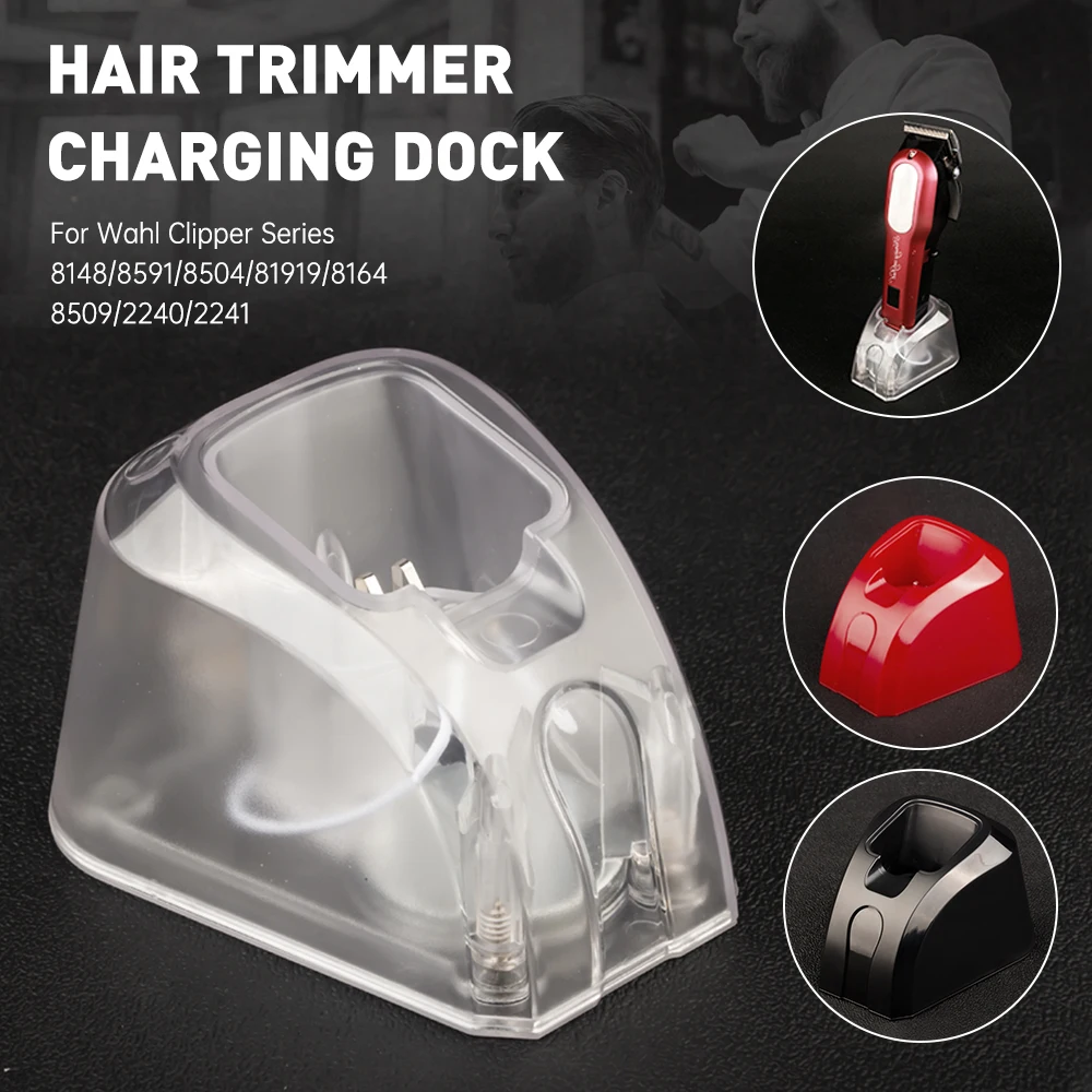 Acessórios de tosquiadeira barbeiro ferramentas carregador dispositivo sem fio elétrico hair clipper doca carregamento suporte para wahl 8148 8591 8504 81919