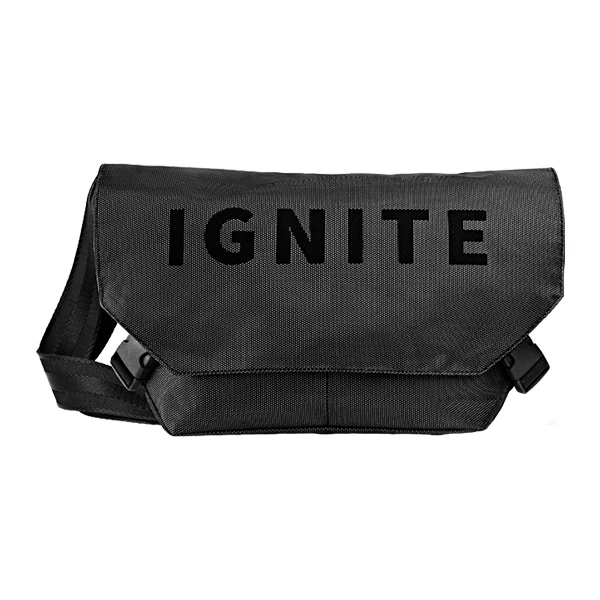 Черный Xiaomi IGNITE, спортивный рюкзак на одно плечо, мужская спортивная сумка, многофункциональный рюкзак для отдыха на одно плечо - Цвет: Черный