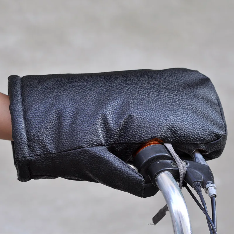 

Winter Road Bicycle Cycling Gloves plus Velvet Warm Windproof Waterproof Men's Mountain Bike Windshield 2018765423