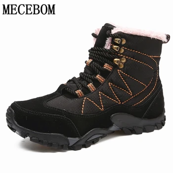 

2019 New Winter Men Snow Boots Non-slip Waterproof Plush Warm Snow Boots Outdoor High-top Men Casual Shoes botas hombre 5818m