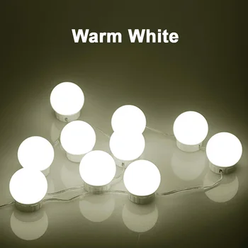 

3Modes Rotatable Vanity Makeup Lamp USB LED Makeup Mirror String bulbs Hollywood Style Vanity Lights 6 10 14Bulbs for Dressing
