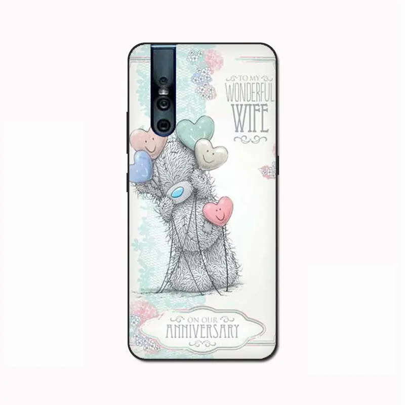 Tatty Teddy bear Симпатичные, из мягкого ТПУ чехол для телефона для VIVO V15 V11 Pro V9 V7 V5 Y17 Y55s Y69 Y71 Y81s Y91C Y93 - Цвет: B3
