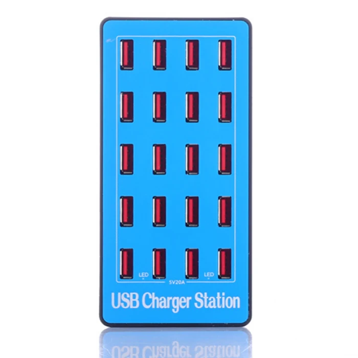20 портов USB зарядное устройство концентратор Быстрая зарядка 3,0 станция Универсальный телефон адаптер питания JHP-лучший