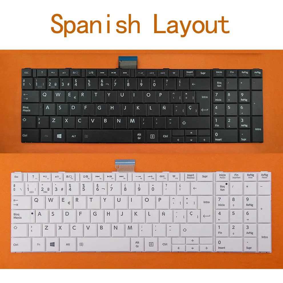 SP новая клавиатура с испанской раскладкой для ноутбука Toshiba Satellite L870 L870D L875 L875D L950