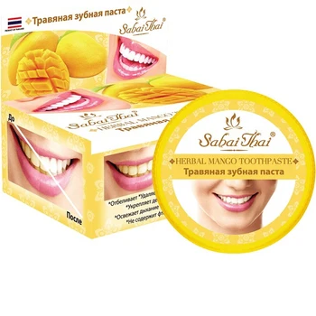 

Herbal toothpaste Sabai Thai Authentic SPA, SBT-032 MN, mango