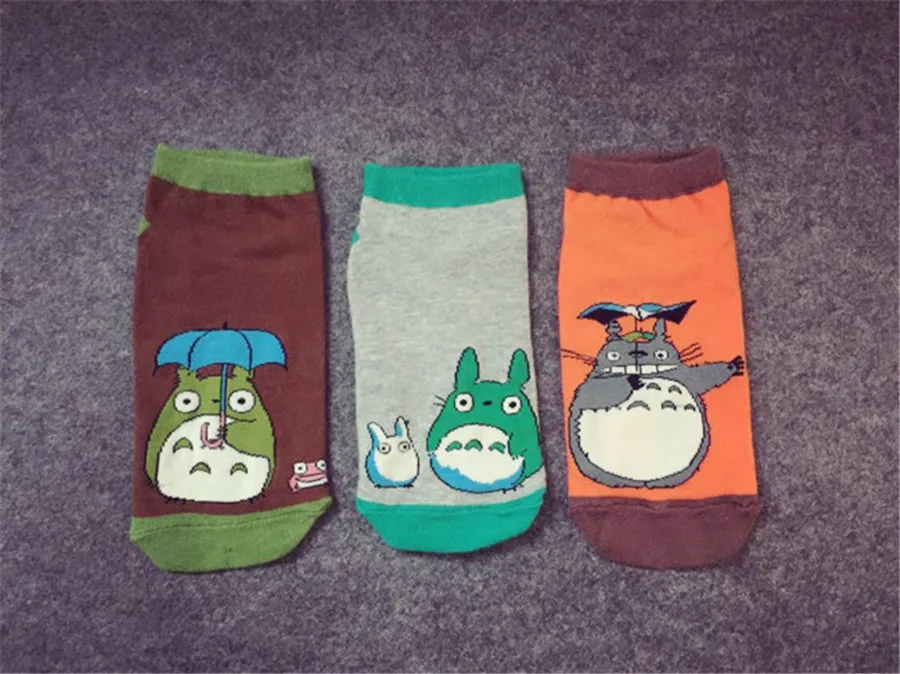 Японские Женские носки в стиле хип-хоп креативные персональные Мультяшные Тоторо Хаяо Миядзаки в стиле Харадзюку новые хлопковые носки для доставки