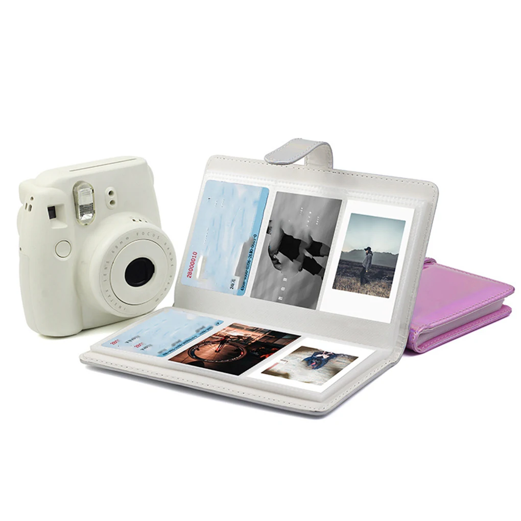 Фотоальбом из ПУ кожи 96 карманов для Fujifilm Instax Mini 8/9/7s/25/70/90 3 дюйма|Аксессуары