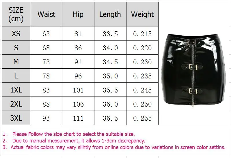 free pp latex rubber punk skirt sexy wet look black PVC mini skirt buckles and zip up slim pencil skirt latex PVC skirt S-2XL (5)