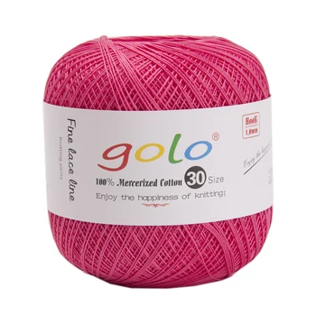 

Crochet thread Size 30 for hand knitting Crochet cotton yarn for knitting tatting yarn