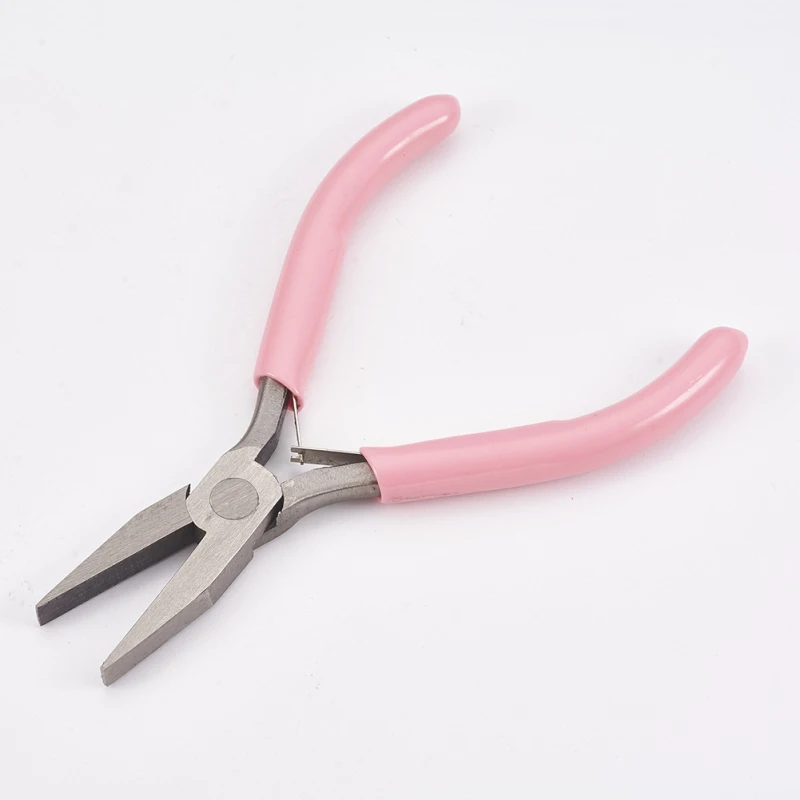 Jewelry Pliers Tools for Jewelry Making Flat Nose Pliers Polishing Jewelry Making Tools 12x7.3x0.9cm 5
