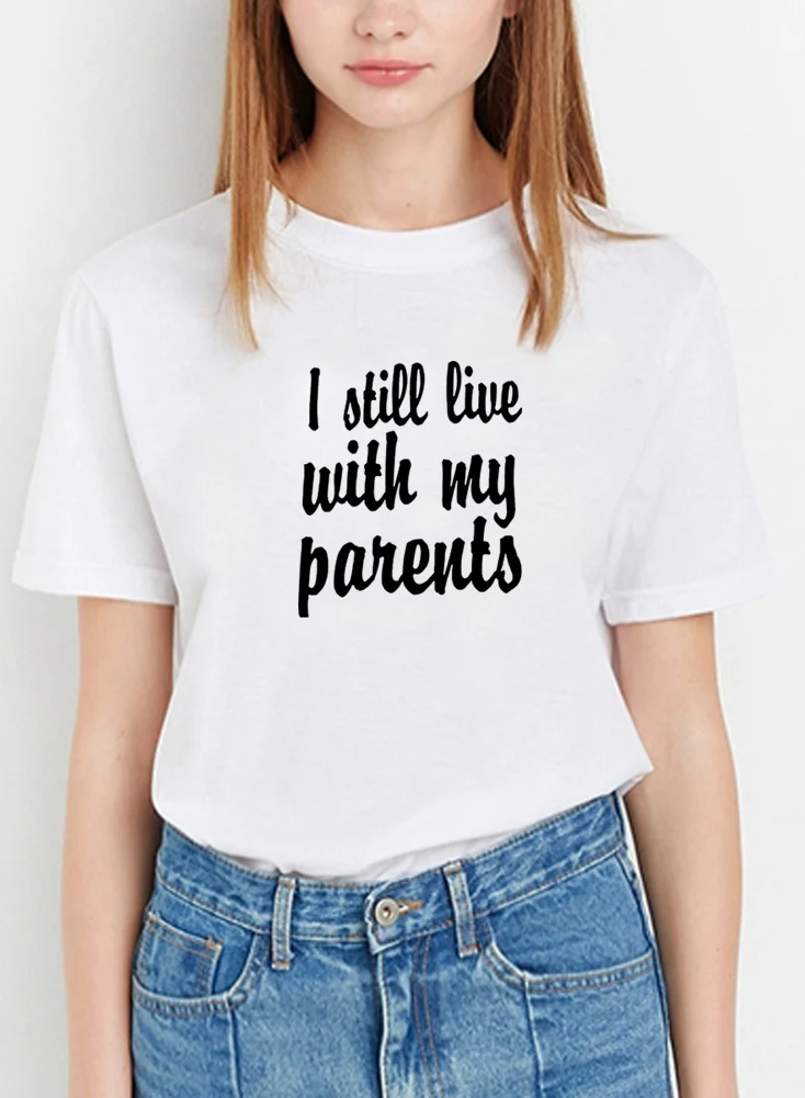 Женская хлопковая футболка с коротким рукавом круглым вырезом и | одежда