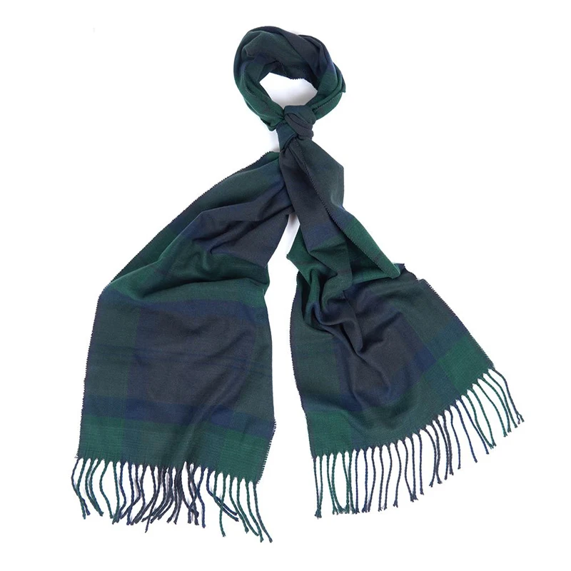 Клетчатый шарф, мужской шерстяной Теплый зимний шарф, мужские модные шарфы, роскошный брендовый Детский шарф и шарфы для дам
