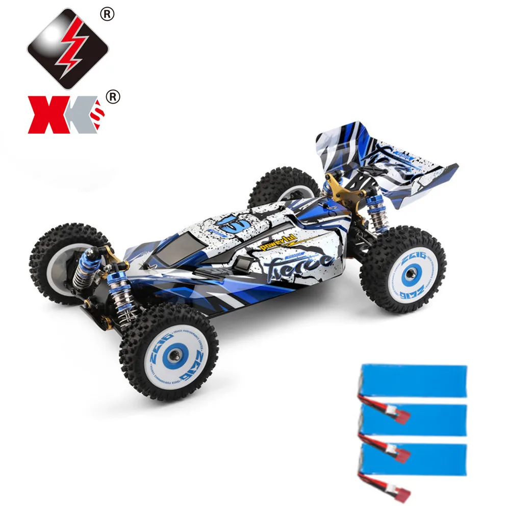 Wltoys 124017 бесщеточный Модернизированный несколько 2200 мАч аккумулятор RTR 1/12 2 4G 4WD 70