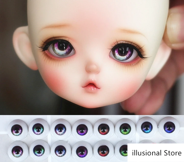 BJD SD кукла постепенная акриловая глаз 12mm14mm16mm18mm глаза для кукол BJD куклы игрушки sd глазное яблоко