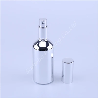 Lotion Bottle 100ML Горячая Распродажа пустые флаконы для духов, флаконы для жидкого парфюма, контейнеры для макияжа, многоразовая посылка, серебряные флаконы для эфирного масла, 5-100 мл - Цвет: Lotion Bottle 100ML