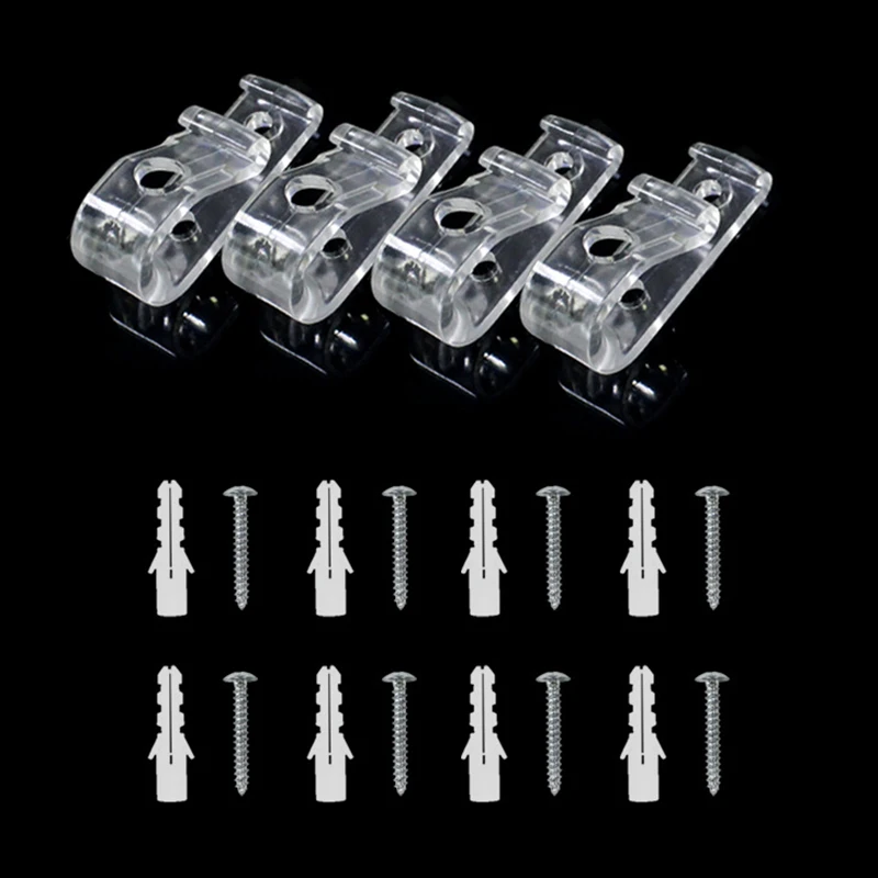 4pcs/set Child Safe Blind Clips with Screws Device Hook Curtain Vertical Chain | Обустройство - Цена: 64,75 руб.