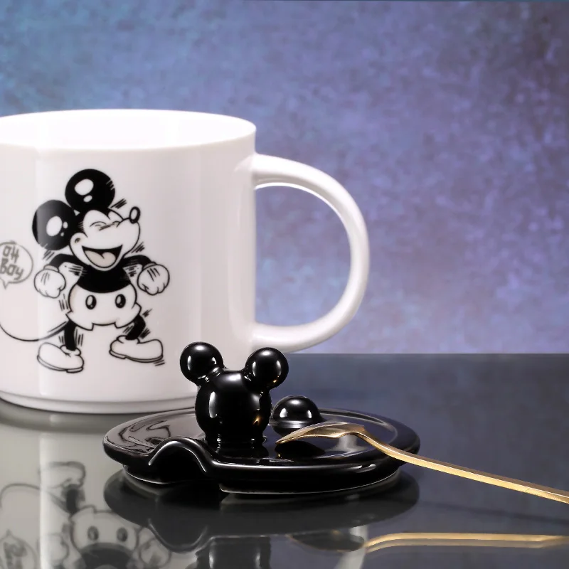 Disney большой емкости керамическая чашка необычная Кружка Мода мультфильм офис для мужчин и женщин Молоко керамическая чашка для кофе дети девушка чашки