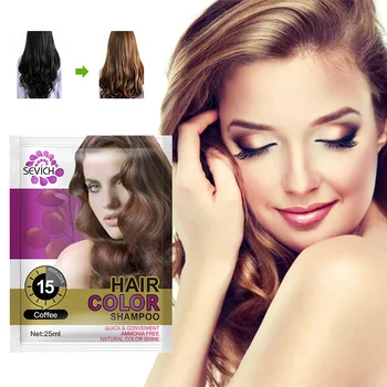 

4color15 Minutes Hair Dye Healthy Long Lasting Fade Color Ladies Men's Style DIY Hair Cream Herbal Golden Red Hair Gel Gel TSLM2