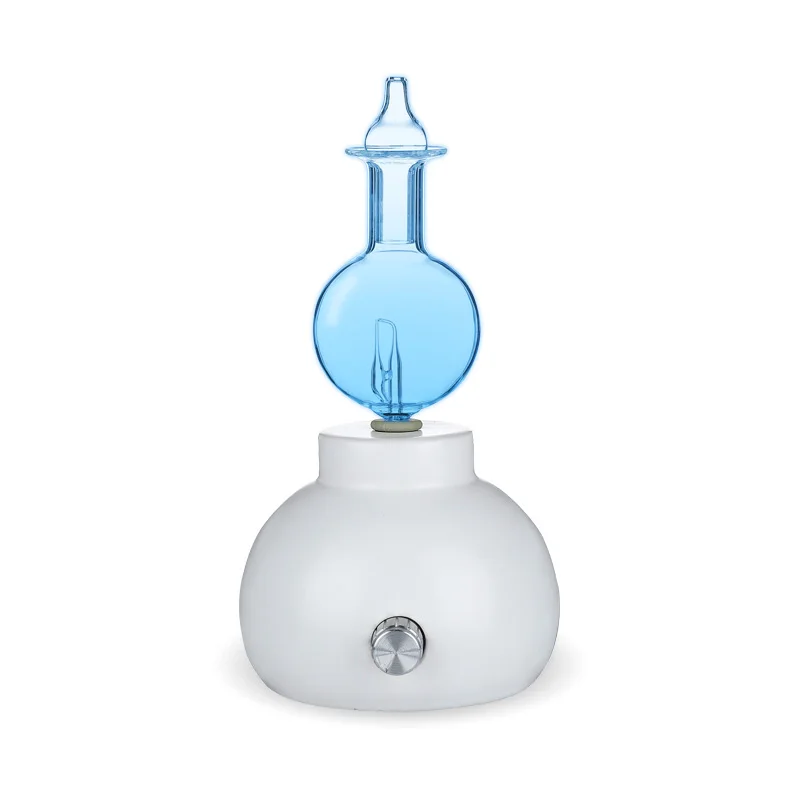 Billig KBAYBO Keramik Glas Aromatherapie Reine Ätherische Öle Nebulizing Diffusor Luft Vernebler mit 7 Farbe LED Ändern Weiß